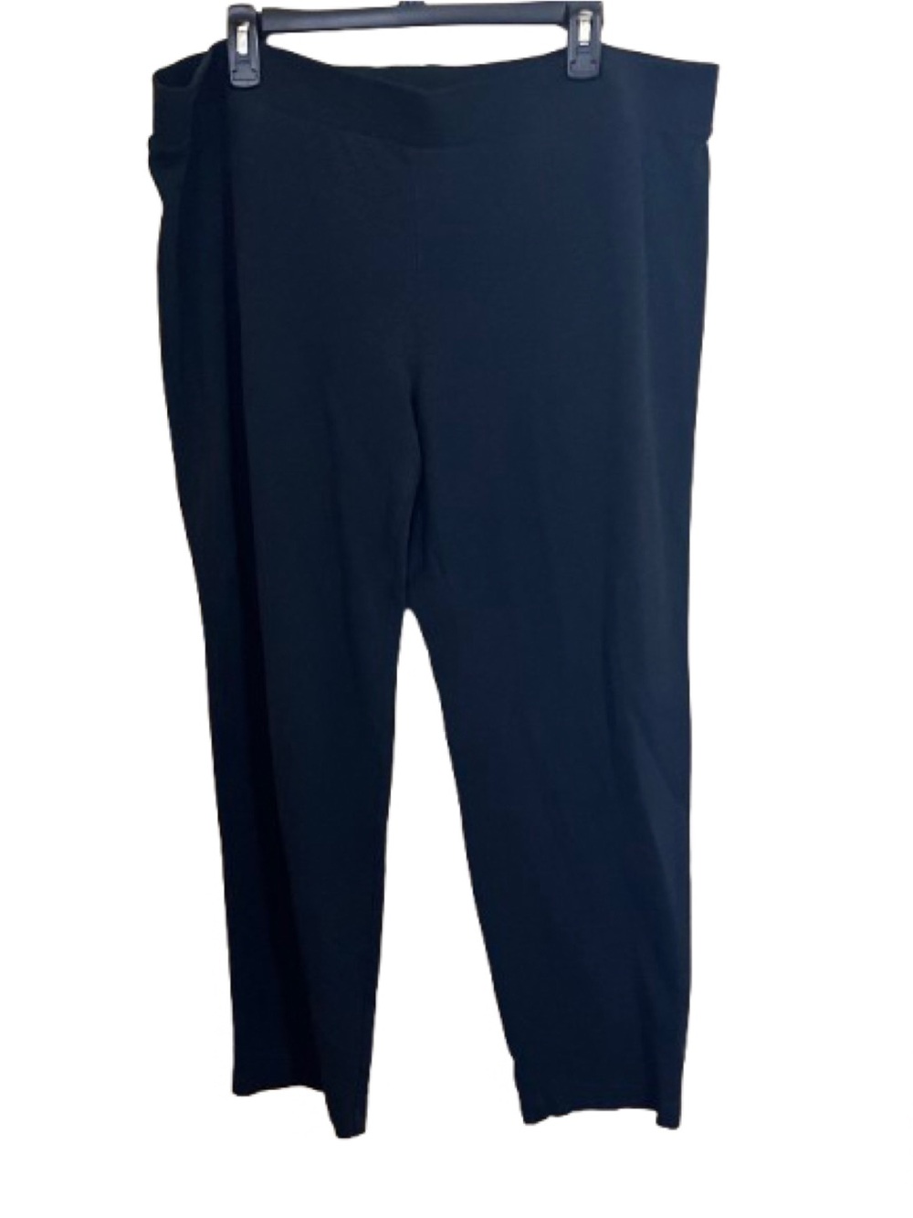 Pure Jill Slim Leg Black Pull-On Pants Casual Lounge Size XL Neutral Minimalist